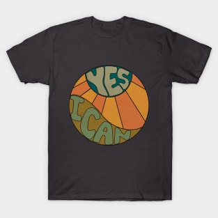 Retro arsthetic Yes I Can T-Shirt